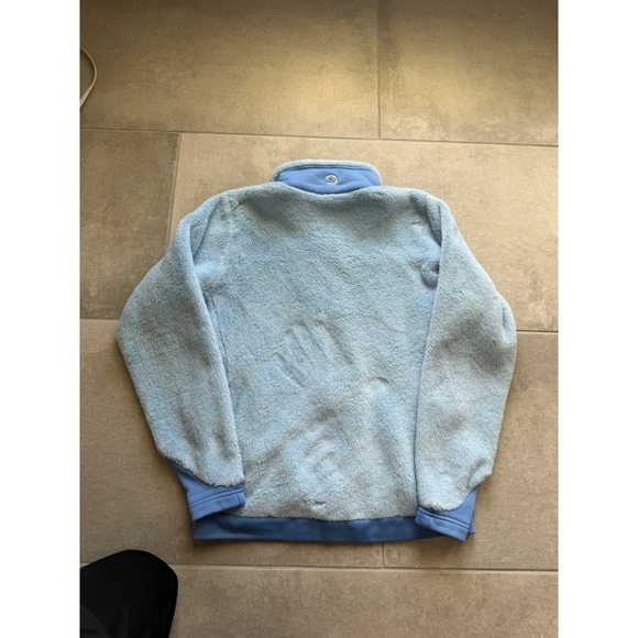 Mountain Hardwear Monkey Woman Fleece Jacket Blue Full Zip Polartec Small - Picture 2 of 9